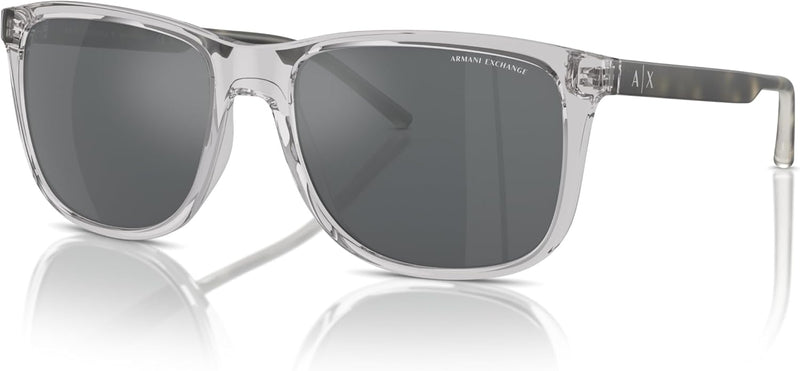 Men's Ax4070s Square Sunglasses - Grey