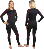 ALPIDEX Women's Thermal Underwear Functional Outfit Ski Set Warm Flexible Breathable Winter Autumn