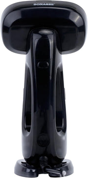 Sonashi Garment Steamer With Digital LED Display | 3 Level Steams | Continuous Work -30 Min With Auto-Shut Off Function | Detachable Tank Capacity & Removable Fabric Brush 300 ml 2000W SGS-323 Black