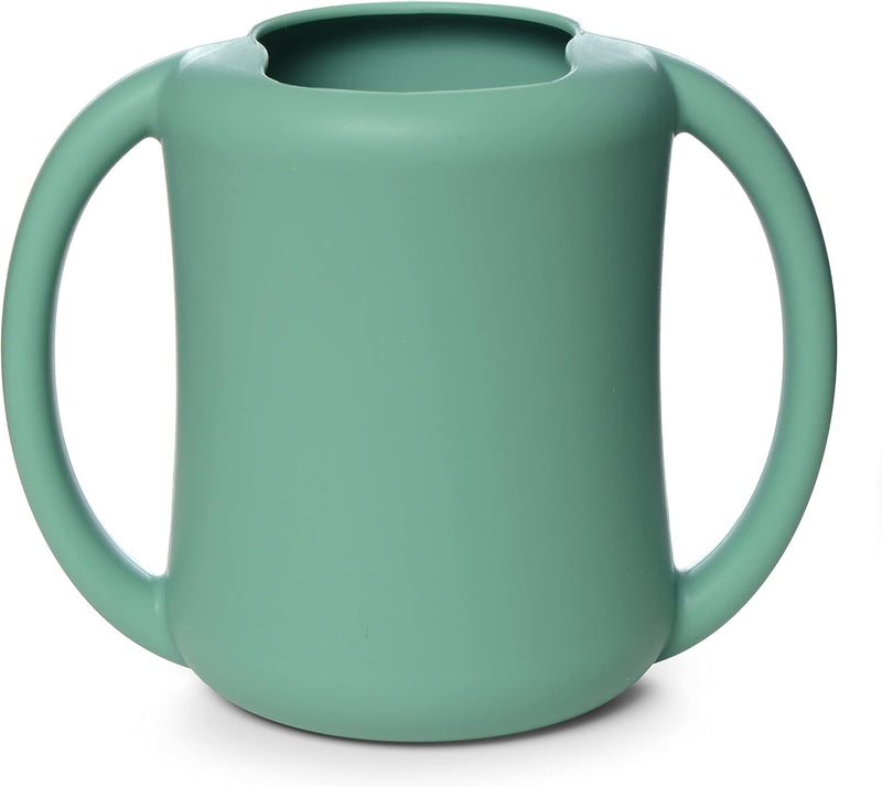 PrimaStella Unbreakable Silicone Baby and Toddler Training Cup (Periwinkle)