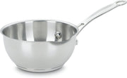 Cuisinart 744-24 Chef's Classic Stainless Stockpot with Cover, 6-Quart - Open Pour Saucier