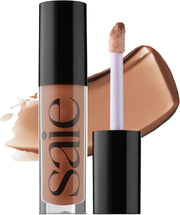 Glossybounce - Hydrating Lip Gloss and Tinted Lip Oil Hybrid with Hyaluronic Acid & Jojoba Oil for Non-Sticky, Ultra-Shiny, Plump & Soft Lips - Everyday Makeup Essential - Disco (.17 oz) - Transparent