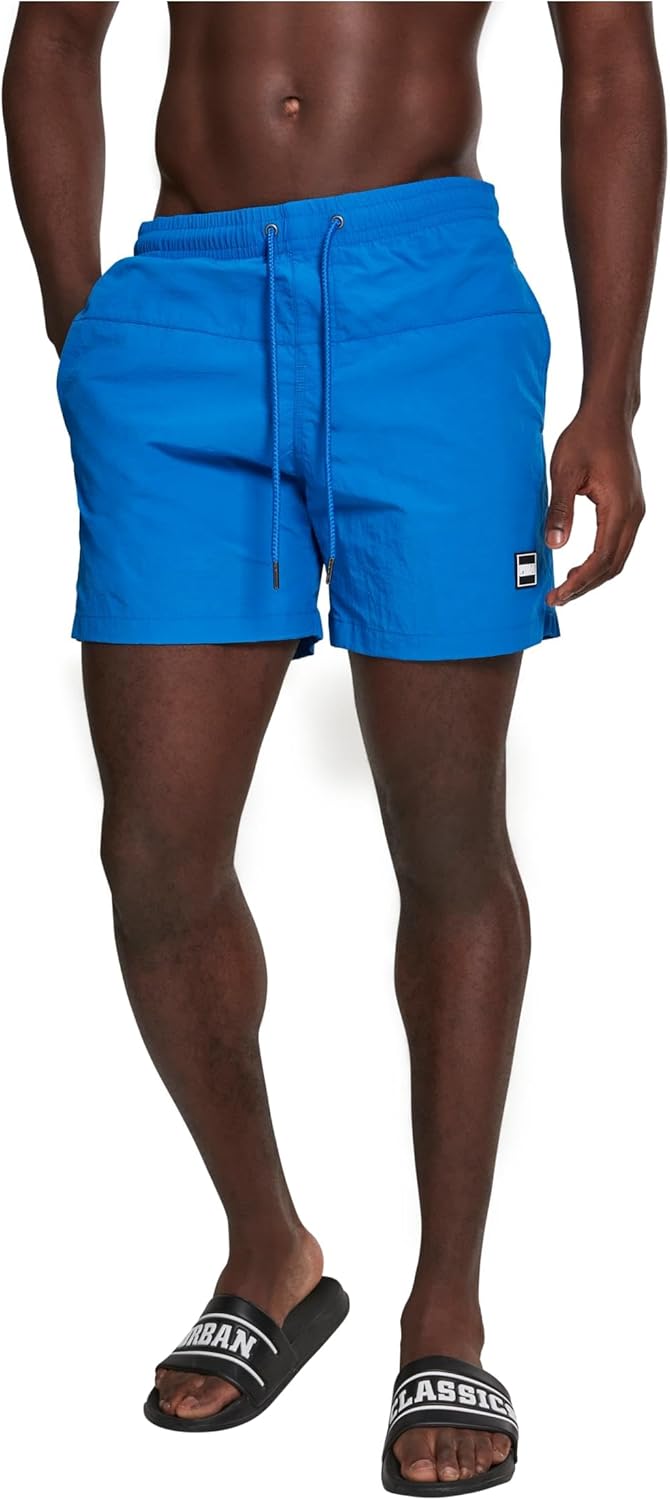 Men Block Swim Shorts Swim Trunks (pack of 1) - Cobalt Blue