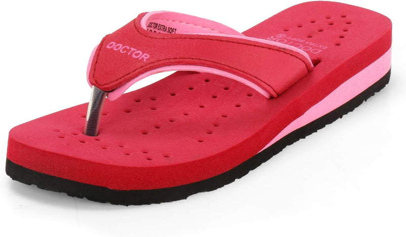DOCTOR EXTRA SOFT Ortho Care Diabetic Orthopaedic Pregnancy Super Comfort Dr Flipflops and House Slippers For Women's and Girl's D-18