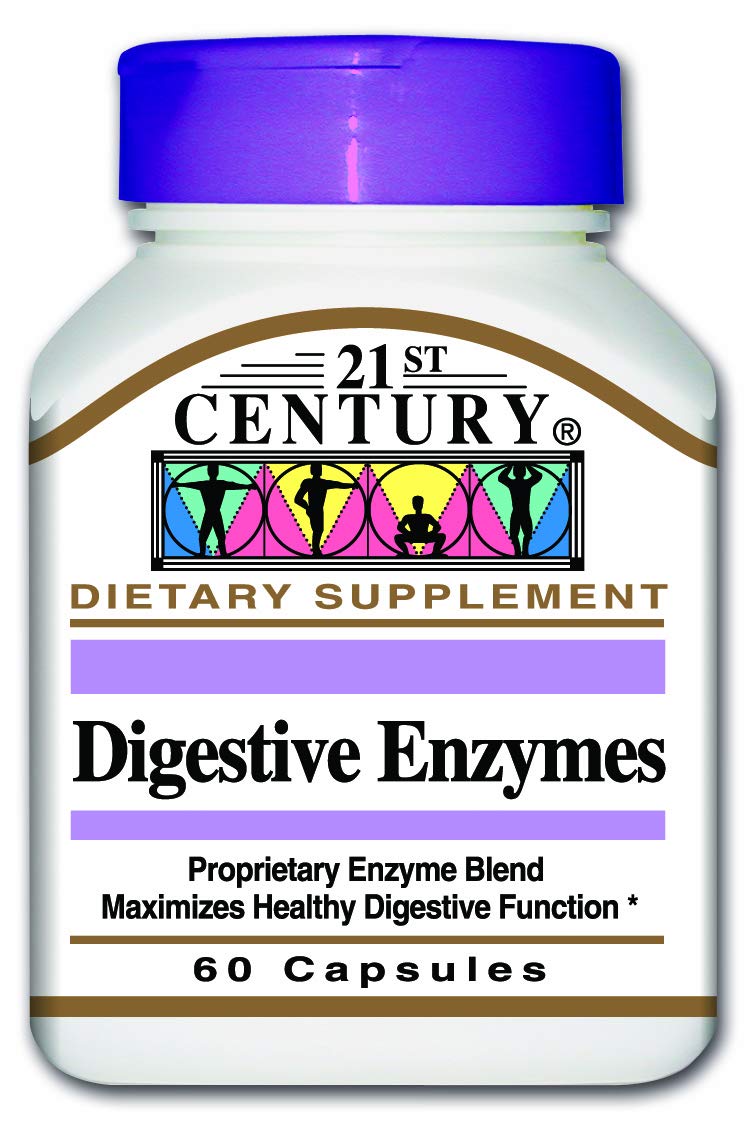 21st Century Digestive Enzyme - 60 Capsules