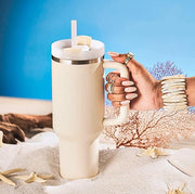 Quencher H2.0 Flowstate Tumbler Stainless Steel Vacuum Insulated Tumbler With Lid and Straw - For Water, Iced Tea, Coffee And More (BubbleGum)