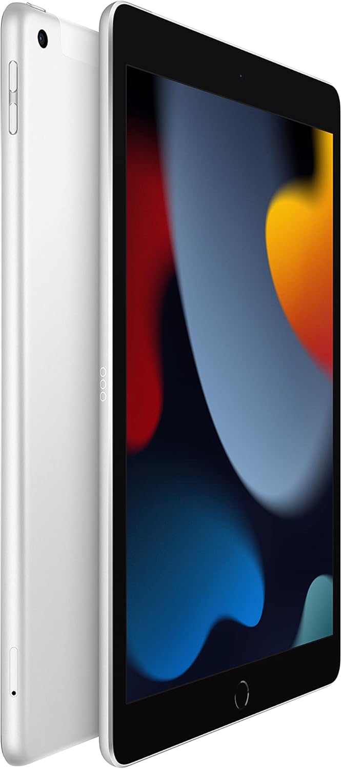 Apple 2021 iPad (10.2-inch, Wi-Fi + Cellular, 256GB) - Silver (9th Generation)