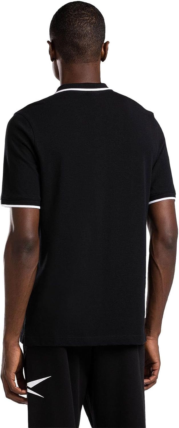 mens Identity Small Logo Polo Polo Shirt - Black