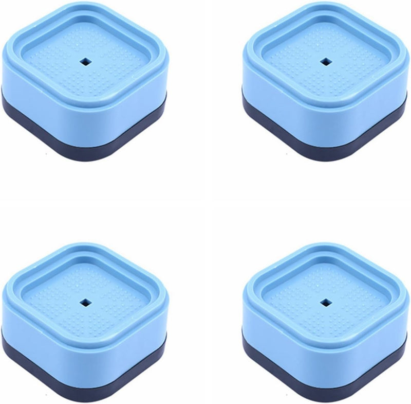 HSZJsto 4PCS Washer Dryer Stabilizer Pads Antivibration and Anti-Walk Pads - Anti Vibrant Pad- Excludes Walking Feet Reduces Vibration as Washing Machine Mat Pan Tray Stand Stabilizer Pedestal