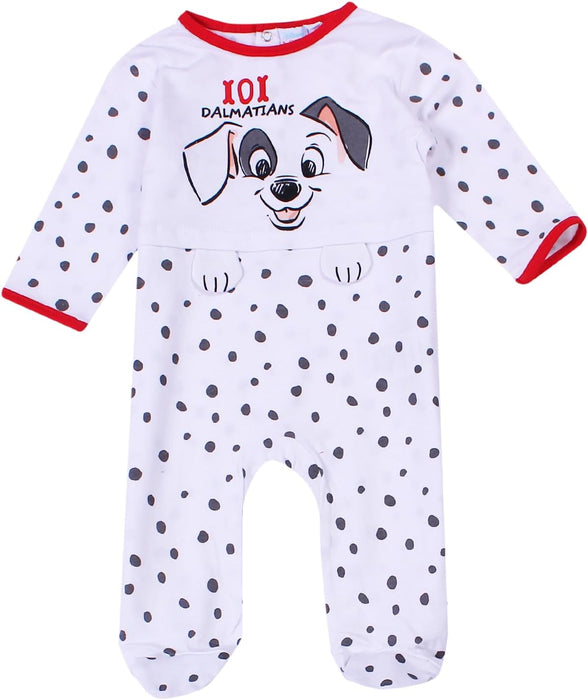 Disney Minnie Mouse Baby Girl Clothes - Toddler Baby Grow Sleepsuits From Ages 6 Months to 24 Months.