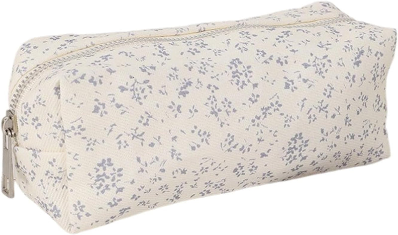 Bows Pencil Case, Practical Pencil Bag, Blue (Navy Blue), 18.5 x 6 x 7 cm, Casual - Lavender