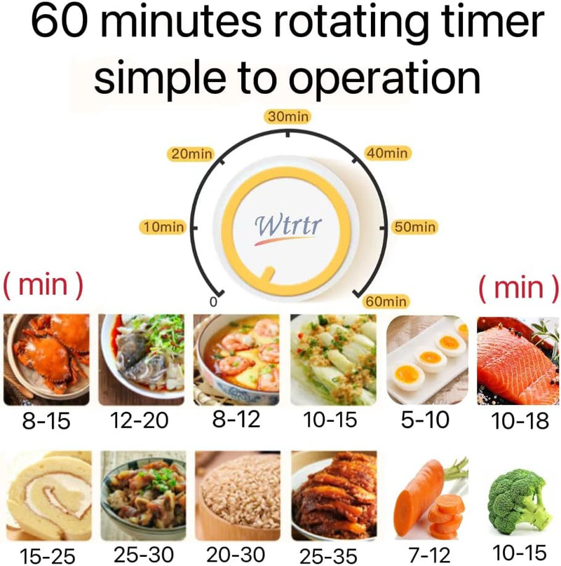 Wtrtr Egg Boiler,Multifunctional electric steamer,Egg Steamer Maker, Egg Cooker,Food Steamer
