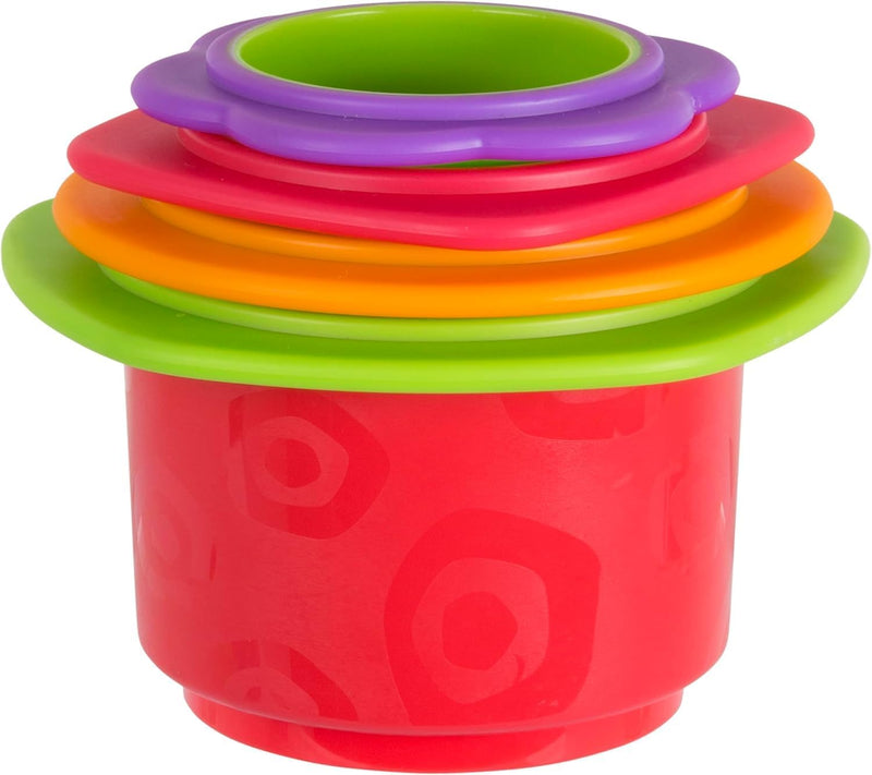 Playgro Chewy Stack and Nest Cups â Engaging Baby Bath Toy for Development and Sensory Play, 9+ Months - Stacking Cup