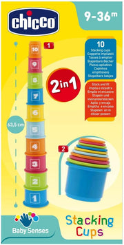 Chicco Baby Senses Stackable Numbers Baby Toy 6m-36m