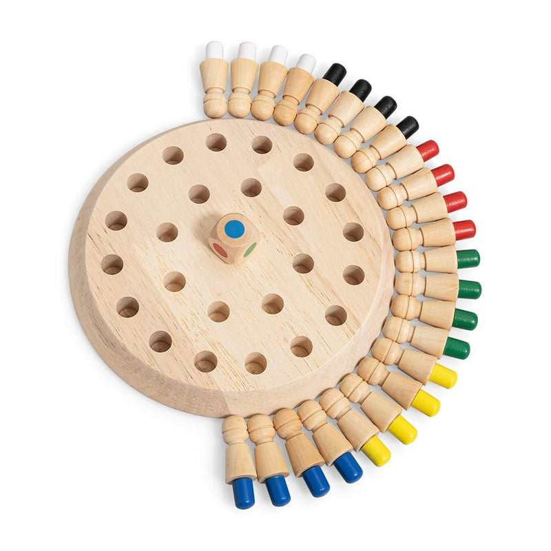 Wooden Memory Chess Game Preschool Educational Training Toy
