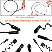 McMola Mens Hair Band Sports Hair Bands for Men, Non-Slip Sports Fashion Headband, Metal Hair Band for Men, Hair Hoop for Outdoor Sports, Weddings,Daily Wear (6 Pieces)