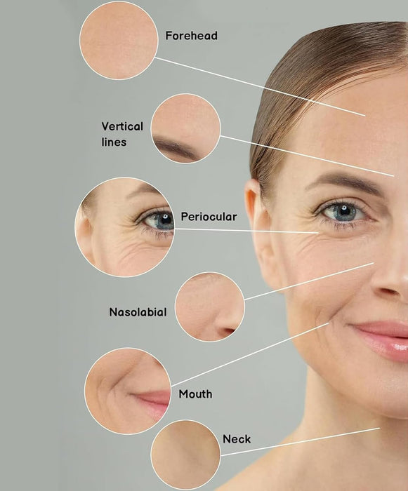 BananaHome 2 Rolls Facial Myofascial Lift Tape Face Lift Tape Face Toning Belts Anti Wrinkle Patches Anti Freeze Stickers Forehead Neck Lift Tape Unisex For Firming and Tightening Skin (Beige)
