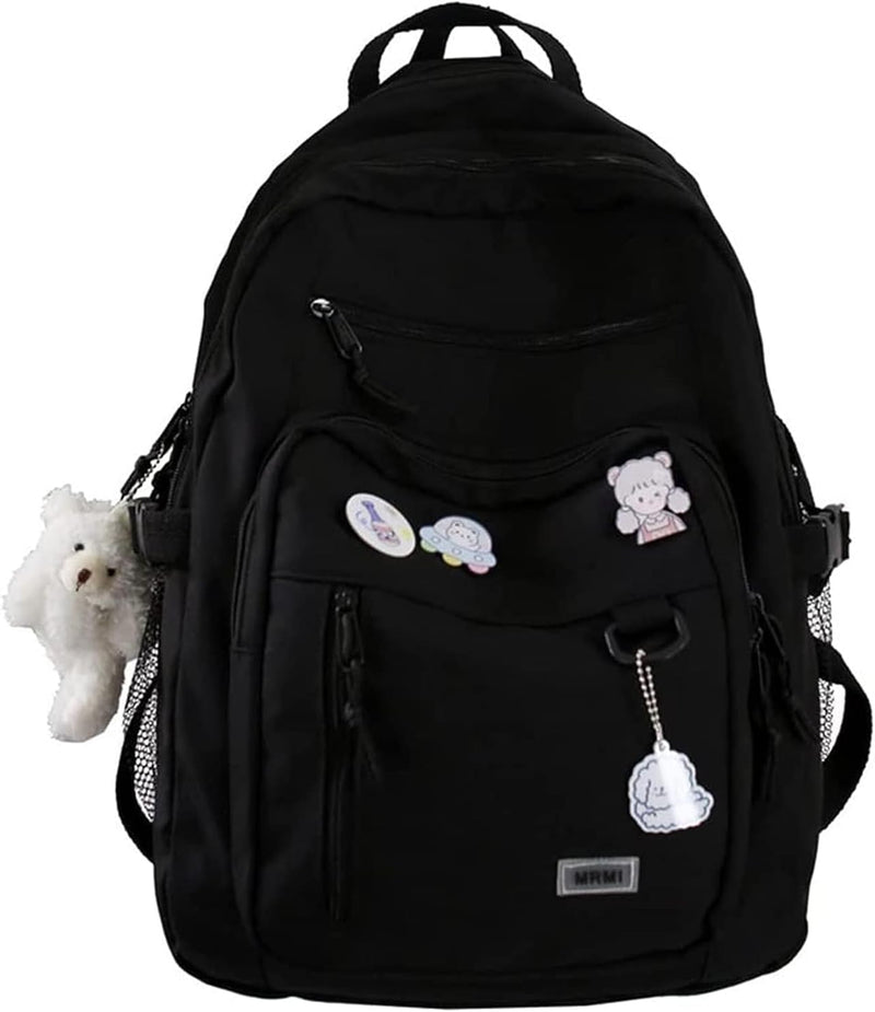Cute Aesthetic Backpacks, School Backpack Teen Lightweight College Daypack for Teens Girls Women Students