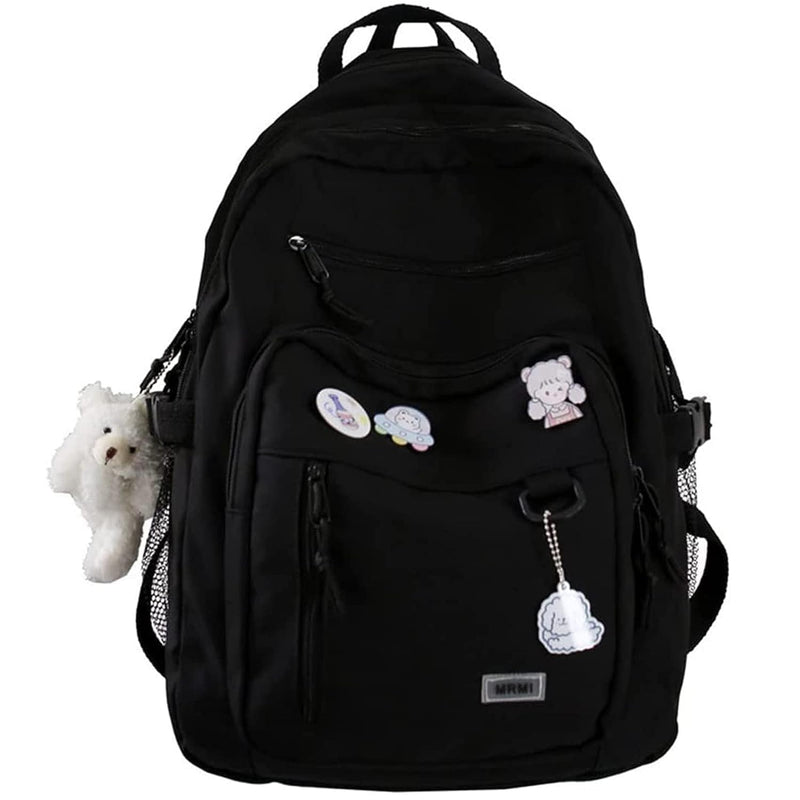 Cute Aesthetic Backpacks, School Backpack Teen Lightweight College Daypack for Teens Girls Women Students