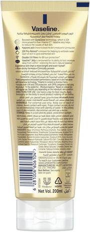 Essential Even Tone Body Lotion with moisturising petroleum jelly, Flawless Glow, Gluta-Hya Serum Burst UV, 10X More Powerful than Vitamin C, 200ml (Pack of 2)