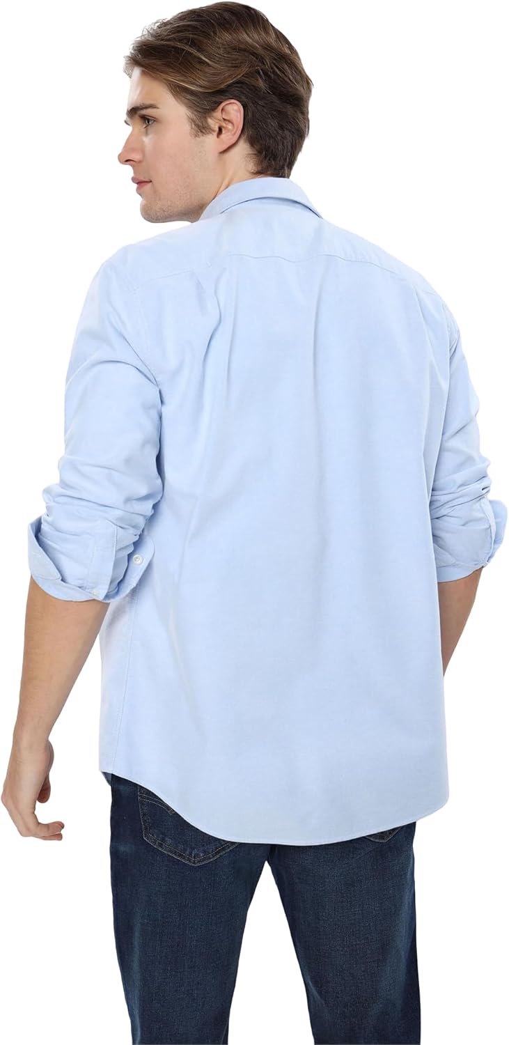 American Eagle Mens AE Everyday Oxford Button-Up Shirt Classic
