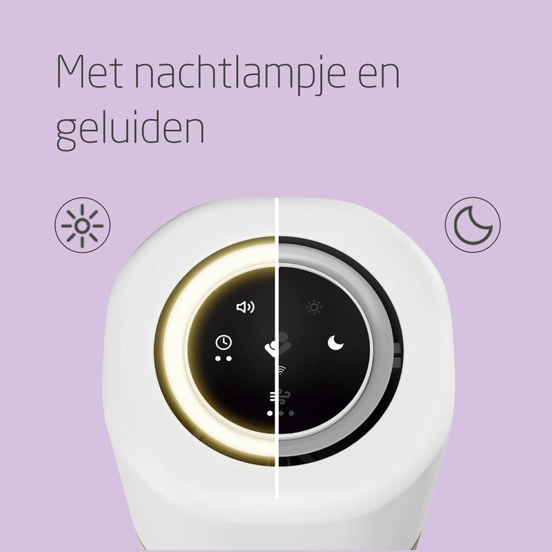 Maxi-Cosi See Baby Monitor Pro with CryAssist AI Cry Translation, PTZ Technology, 2K HD Camera, Wireless, White, 2 Year Warranty