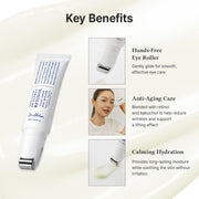 Retinol Flat Iron Eye Roller - 25ml Firming & Lifting Retinol 0.1% / Bakuchiol