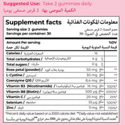 rite GLOW x3 month pack for optimal results 2000% Dv Biotin With Zinc, Selenium Hair Growth, Stronger Nails & Healthy Skin Sugar free