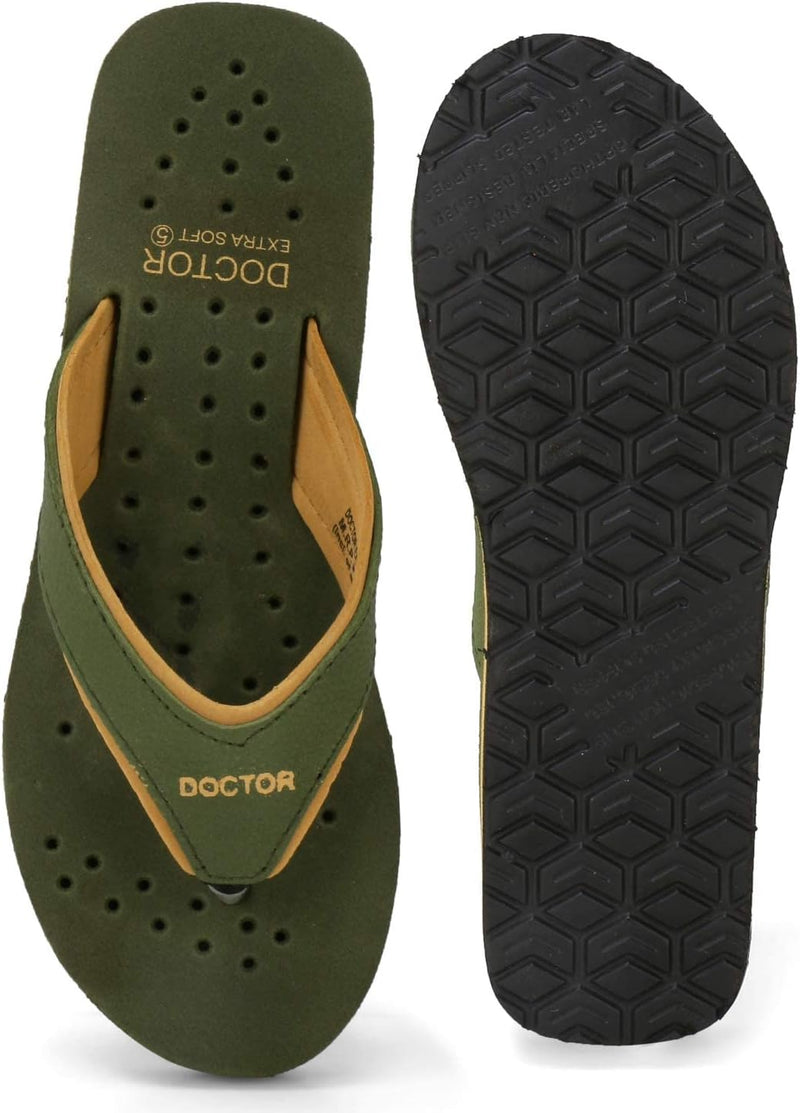 DOCTOR EXTRA SOFT Ortho Care Diabetic Orthopaedic Pregnancy Super Comfort Dr Flipflops and House Slippers For Women's and Girl's D-18