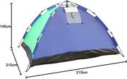 Royalford Camping Tents 8 Persons RF9765 Xtra Large Portable UV Protection Waterproof Ventilated Mesh Window hiking trekking backpacking foldable