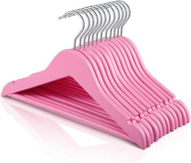 HOUSE DAY Wooden Baby Hangers for Closet 20 Pack, Kids Wooden Hangers Baby Clothes Hangers, 360° Swivel Hook Heavy Duty Toddler Hangers Baby Coat Hangers for Suits, Pants and Jackets, Natural