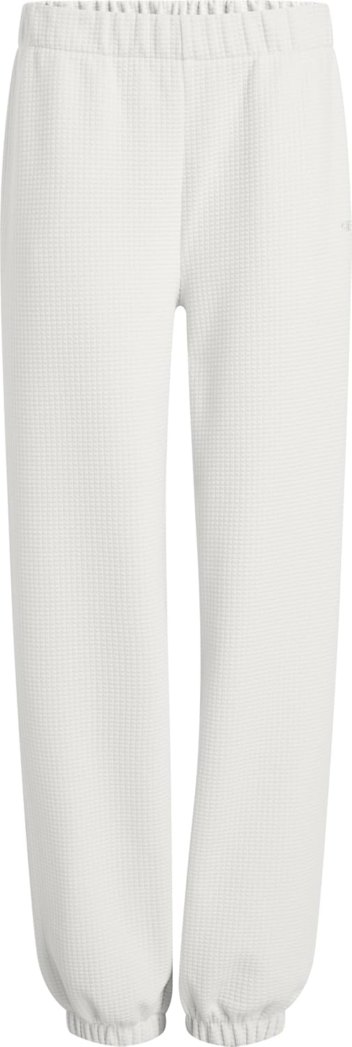 CK JEANS WAFFLE KNIT CUFFED J Sweatpants for Women Ivory S