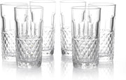 Cuisine Art Ligne Hi-Ball Drinking Glasses Set 255ML Clear, Lead-Free, Stackable, Dishwasher Safe, Restaurant Quality Barware, Premium Glassware for Home Kitchen, Parties & Gift - Hi-Ball