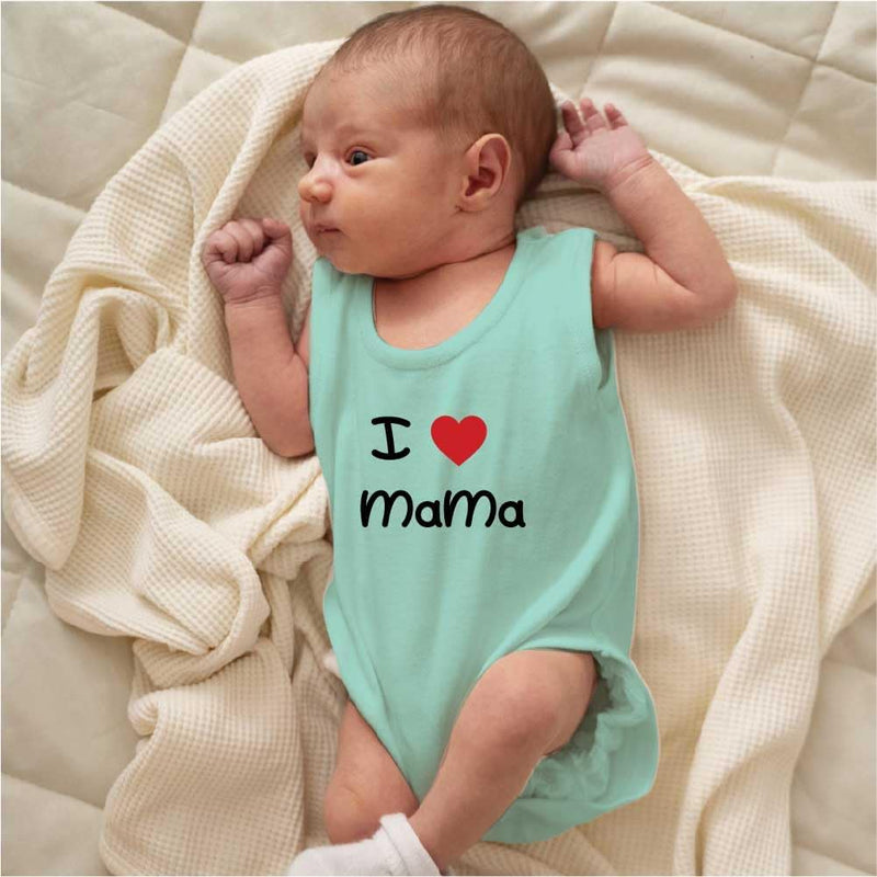 Pack of 2 Unisex Baby Romper with Mama and Papa Printed Design for Newborns,Infants, Toddlers Sleeveless Jumpsuit Snap Closure for Easy Diaper Changes Ideal for Baby Shower