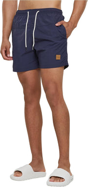 Men Block Swim Shorts Swim Trunks (pack of 1) - Navy/Navy