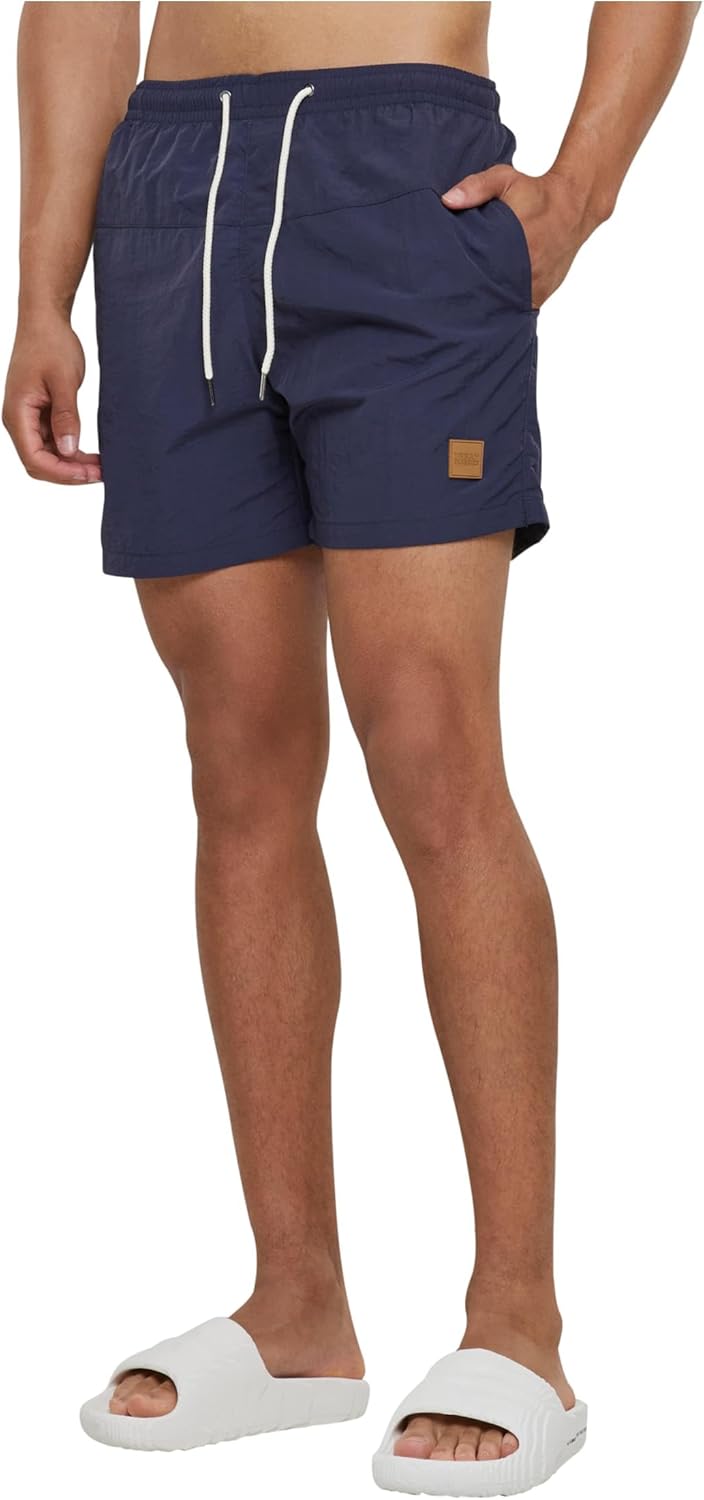 Men Block Swim Shorts Swim Trunks (pack of 1) - Navy/Navy