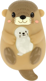Infantino Right Temp Light Up Otter Bath Toy - Temperature Indicator & Floating Bath Toy