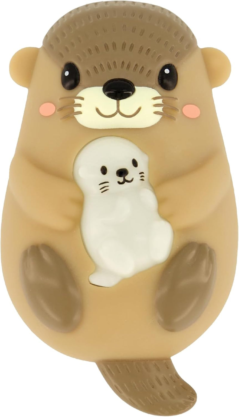 Infantino Right Temp Light Up Otter Bath Toy - Temperature Indicator & Floating Bath Toy