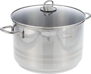 Prestige Infinity Stainless Steel Casserole with Glass Lid 26cm / 8 Ltr Induction Compatible Covered Stockpot Soup Pots Silver - PR77378 - 28