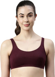 Women SB06 Non Padded Non Wired Bra (pack of 1) - Grapewine