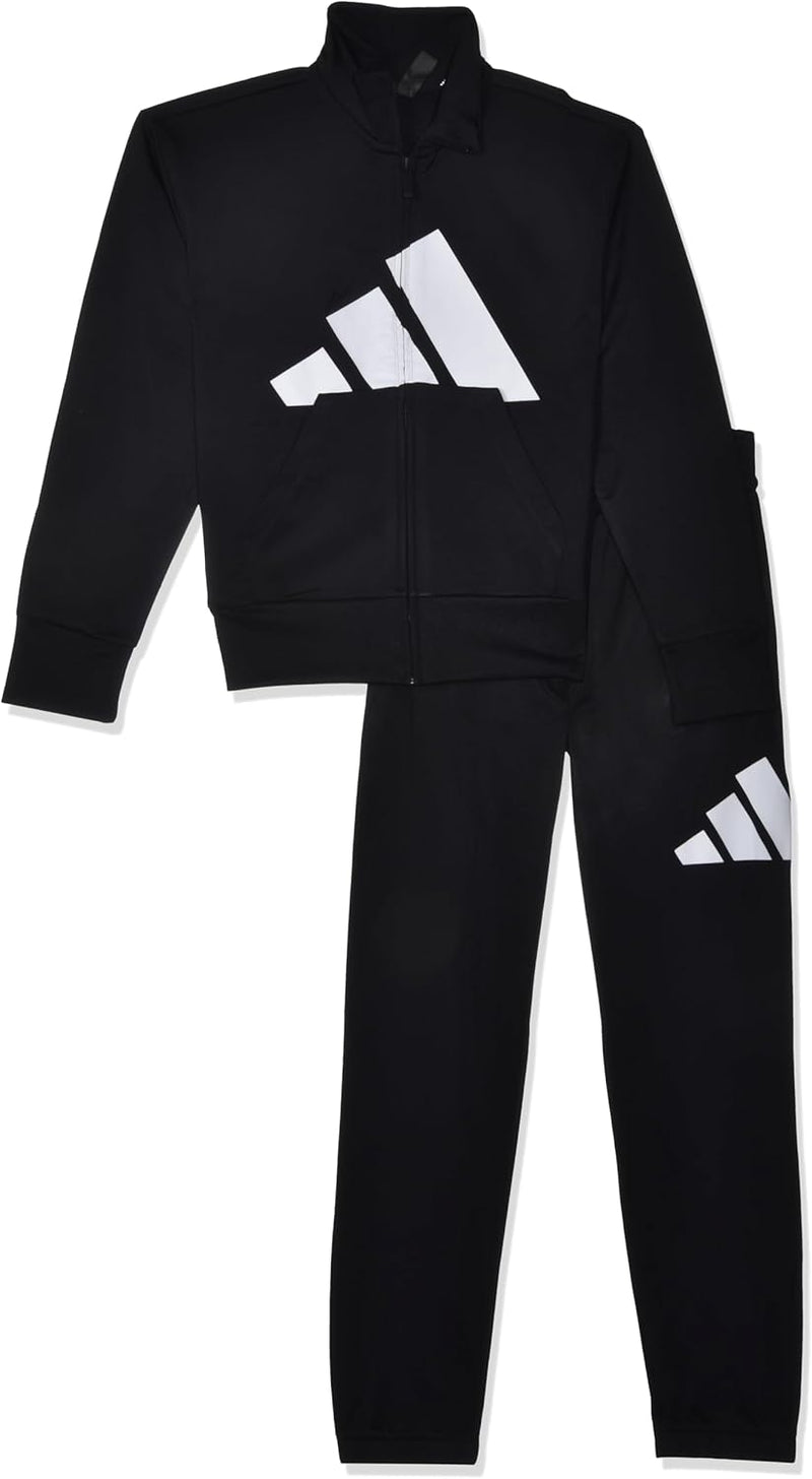 Girls Essentials Climacool Track Suit Kids Track Suit (pack of 1) - BLACK/WHITE