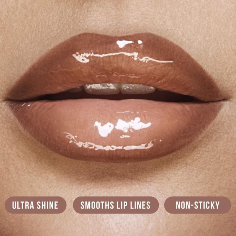 BEAUTY Faux Filler Shiny Non-Sticky Lip Gloss Glassy - Clear 0.13FL.OZ / 3.9ml