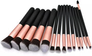 Professional Makeup Brush Set 14-piece Rose Gold