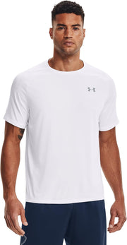 mens Ua Tech 2.0 1/2 Zip T-shirt (pack of 1) - White