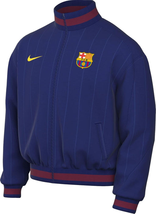 Mens Football Club Barcelona Dri-FIT Academy Pro Anthem JACKETS (pack of 1) - DEEP ROYAL BLUE/NOBLE RED/(MIDWEST GOLD)