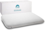 Slim 3.2" Memory Foam Full Pillow-Thin, Flat, Soft Yet Supportative for Belly, Back& Stomach Sleepers - 3.2" Slim(Standard)