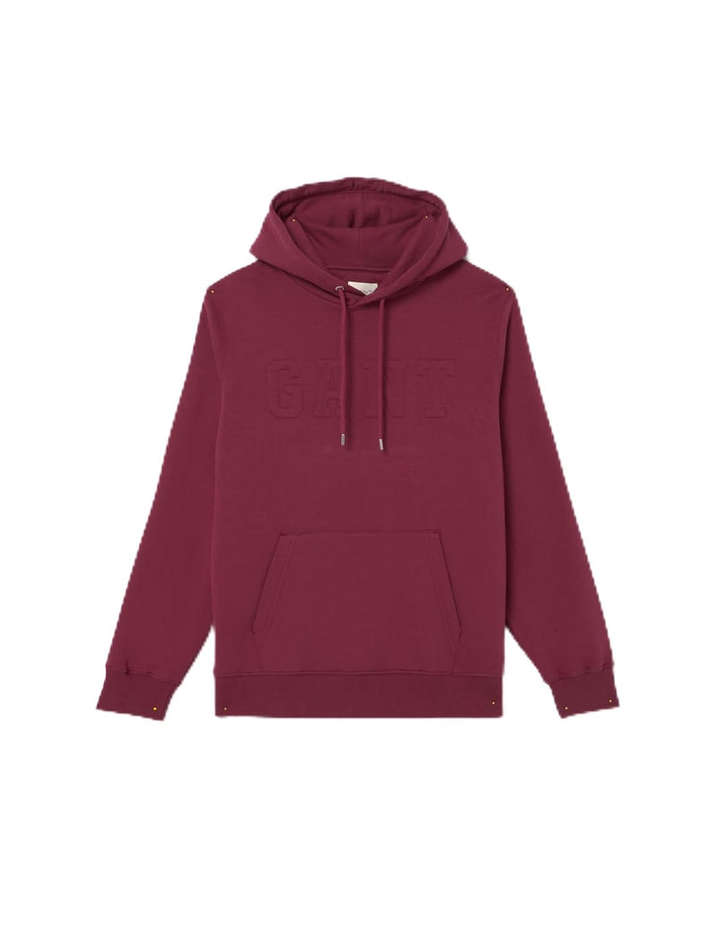 GANT Mens Embossed Hoodie
