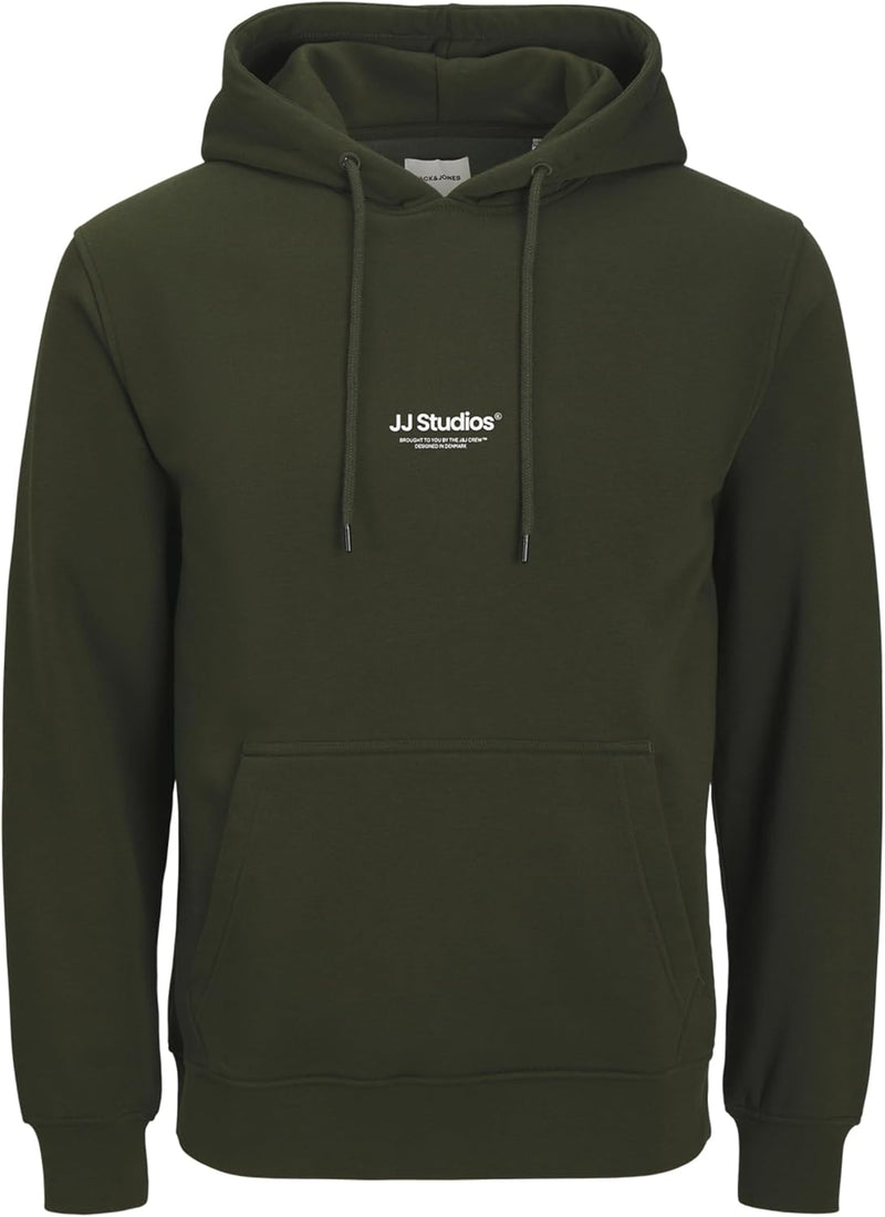 mens Jjesoho Sweat Hood Noos Jjesoho Sweat Hood Noos (pack of 1) - Green (Duffel Bag)