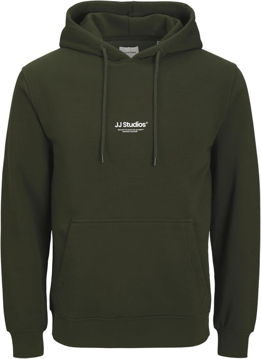 mens Jjesoho Sweat Hood Noos Jjesoho Sweat Hood Noos (pack of 1) - Green (Duffel Bag)