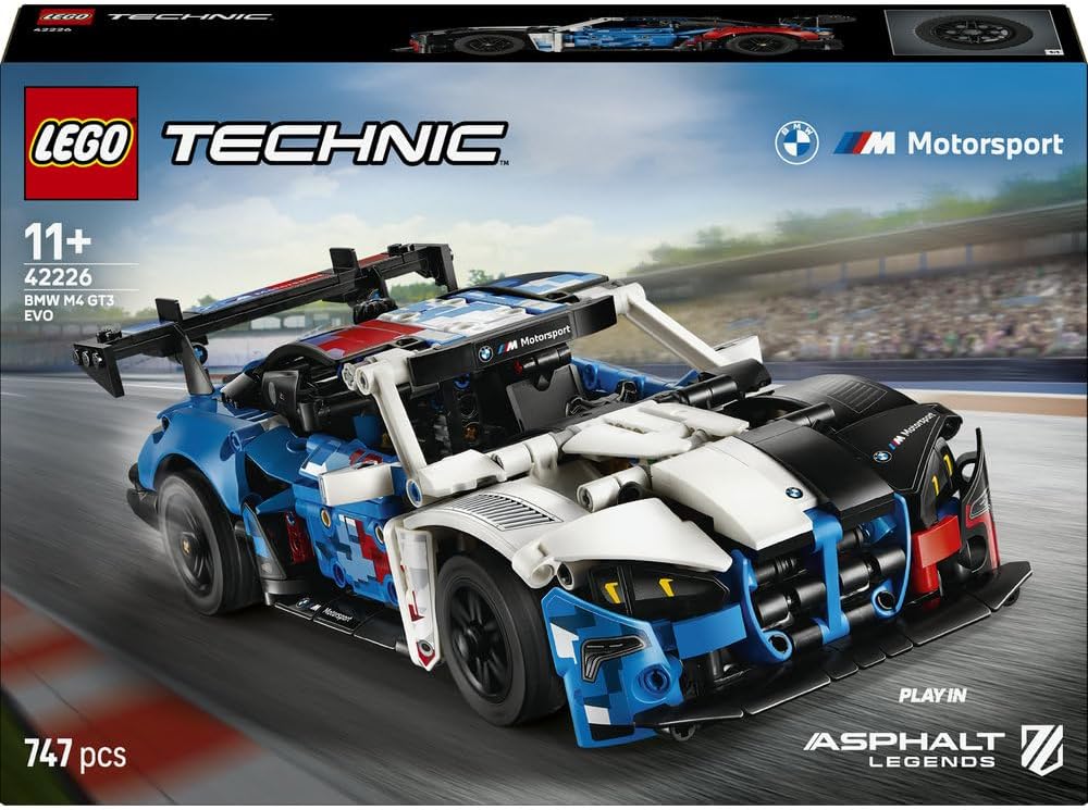Technic BMW M4 GT3 EVO Race Car Toy - Model Kit w/ V6 Engine, Steering & Opening Doors - Gaming Gift for 11+ Year Old Boys & Teenage Motorsport Fans - 42226 – image 10